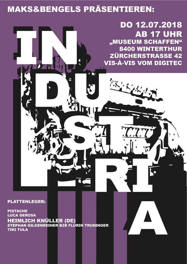 Plakat für das 3. Industria-Festival
